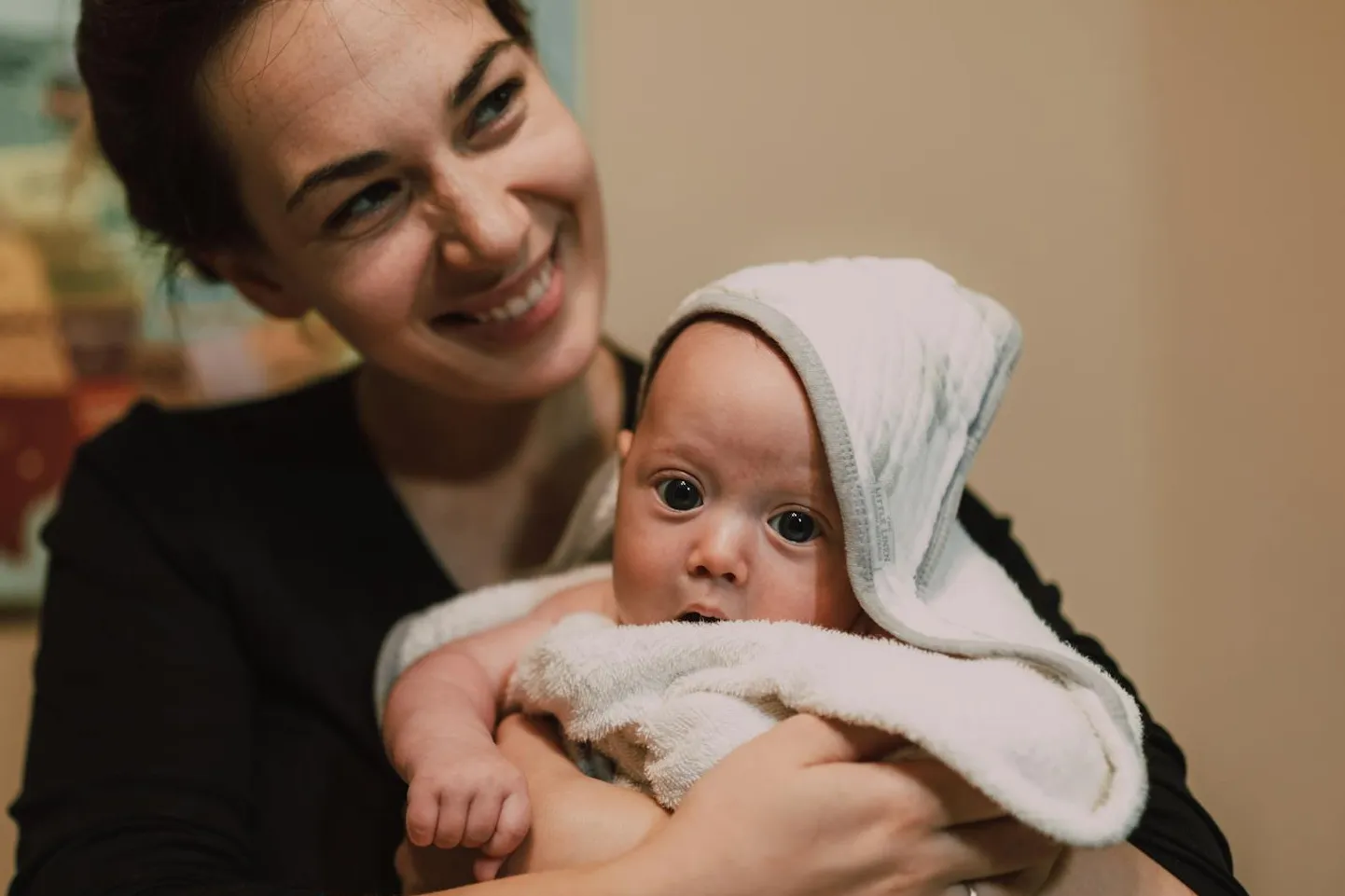 La sortie de bain de bébé