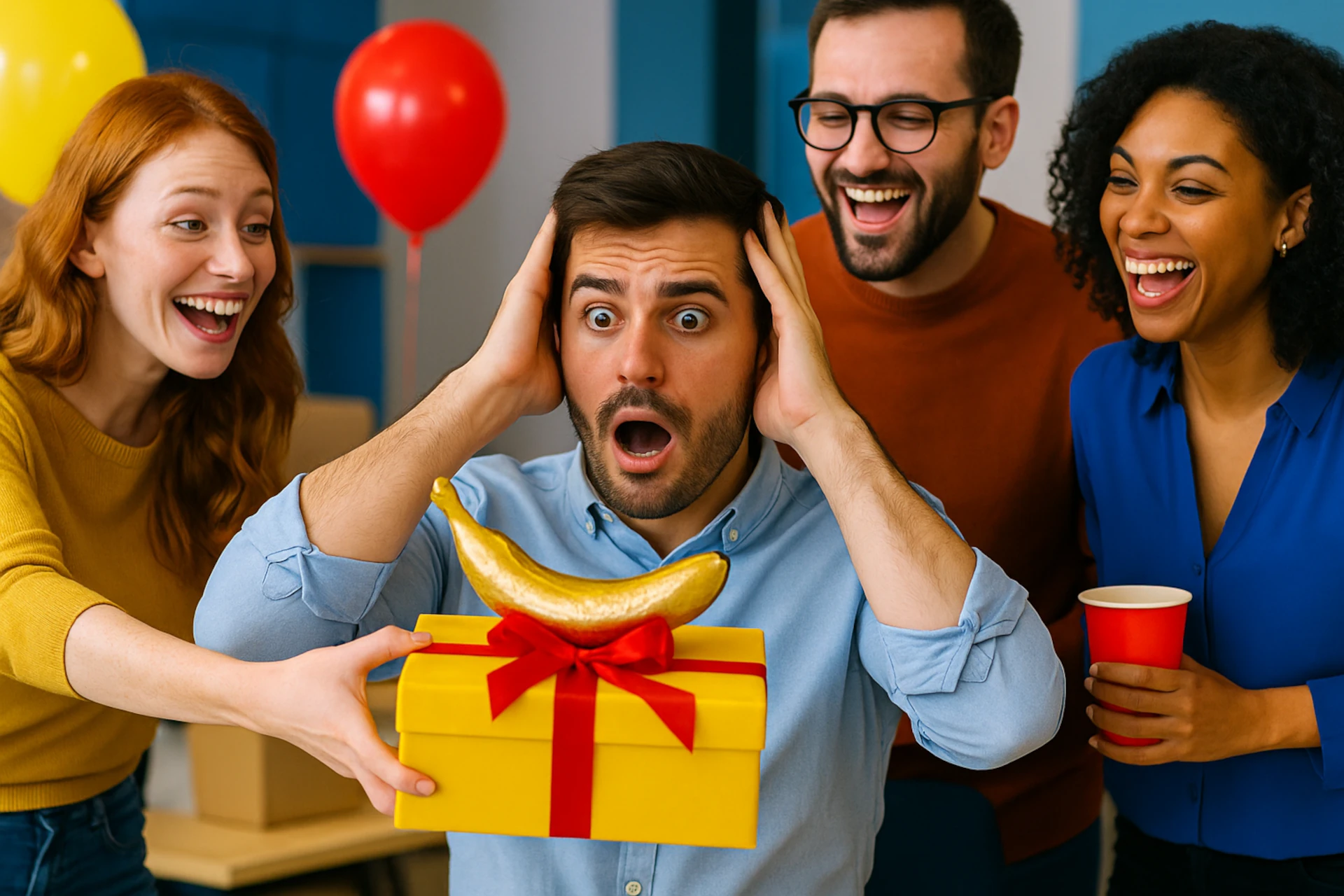 7 objets WTF à offrir à un collègue qui quitte la boîte