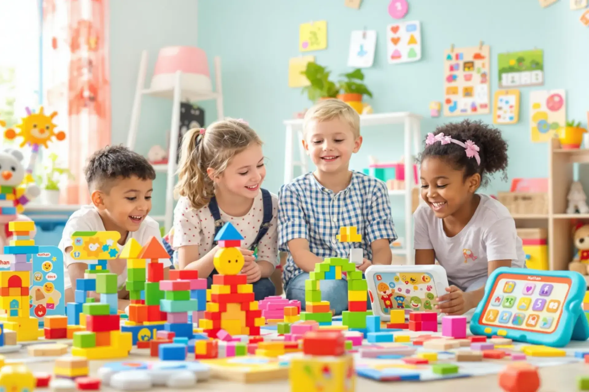 Jeux éducatifs Nathan pour les enfants de 3 à 6 ans