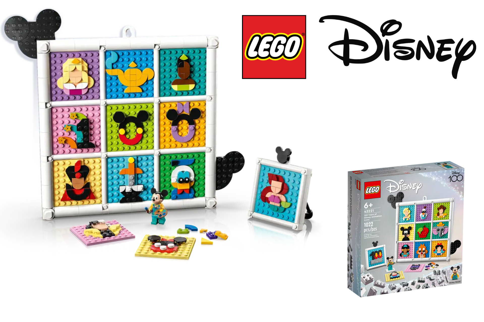Idées de cadeaux Explorez votre créativité avec le nouveau set Lego 43221 : 100 ans d'icônes Disney