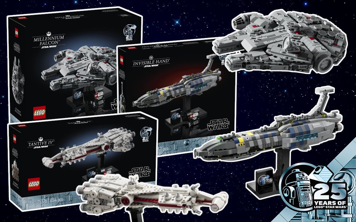 Idées de cadeaux Lego et Star Wars fêtent les 25 ans de leur collaboration avec de nouveaux sets