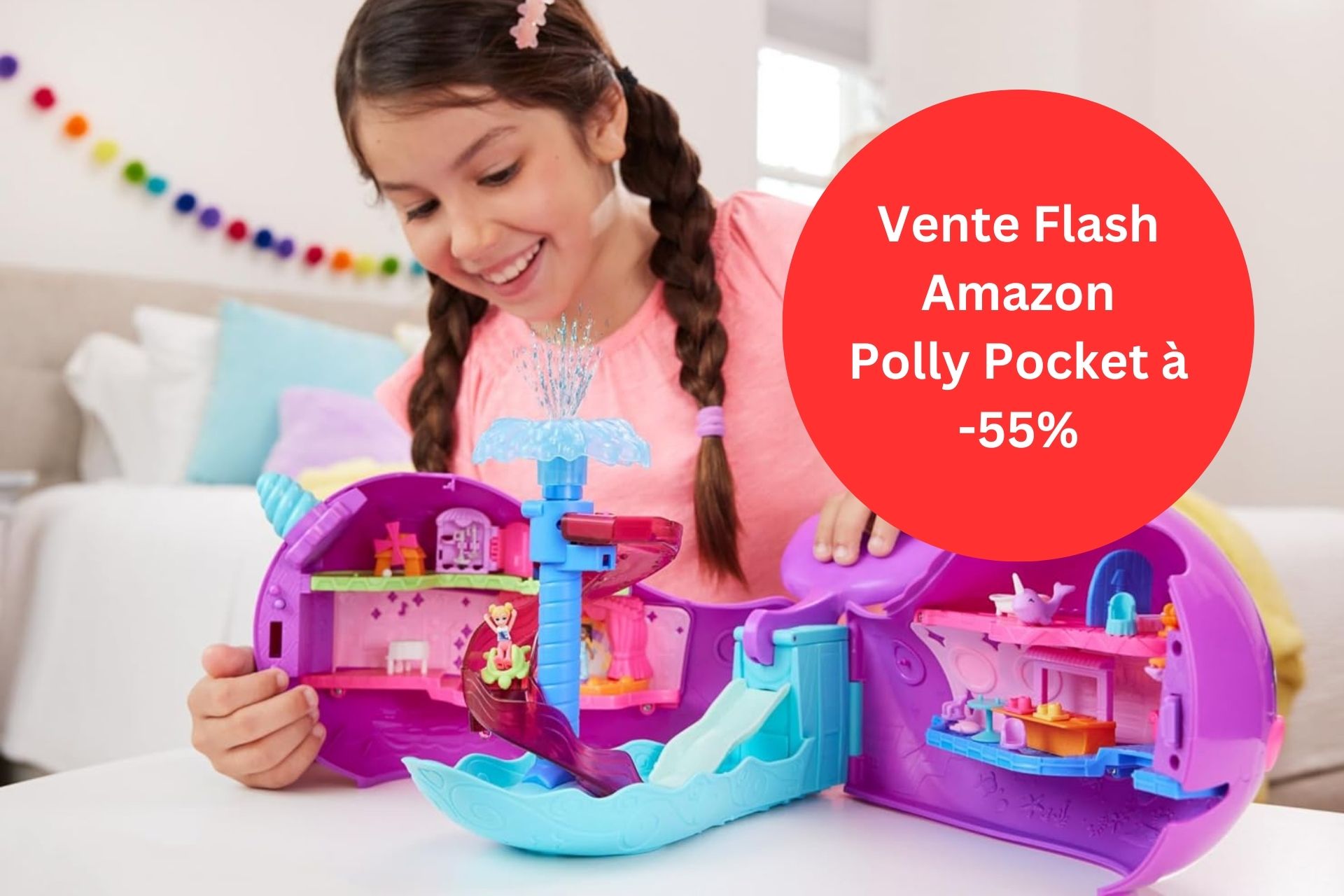 Idées de cadeaux Polly Pocket Les aventures du Narval en vente flash sur Amazon
