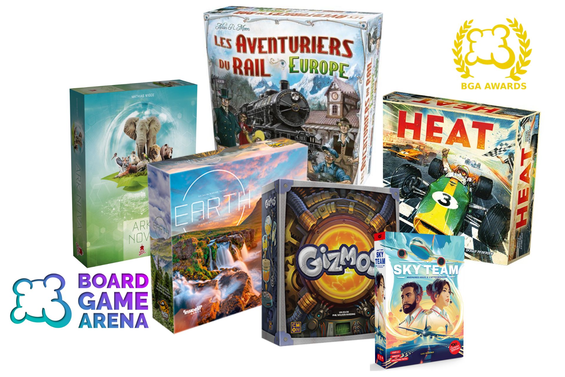 Idées de cadeaux Les stars des jeux de sociétés des Board Game Arena Awards 2024