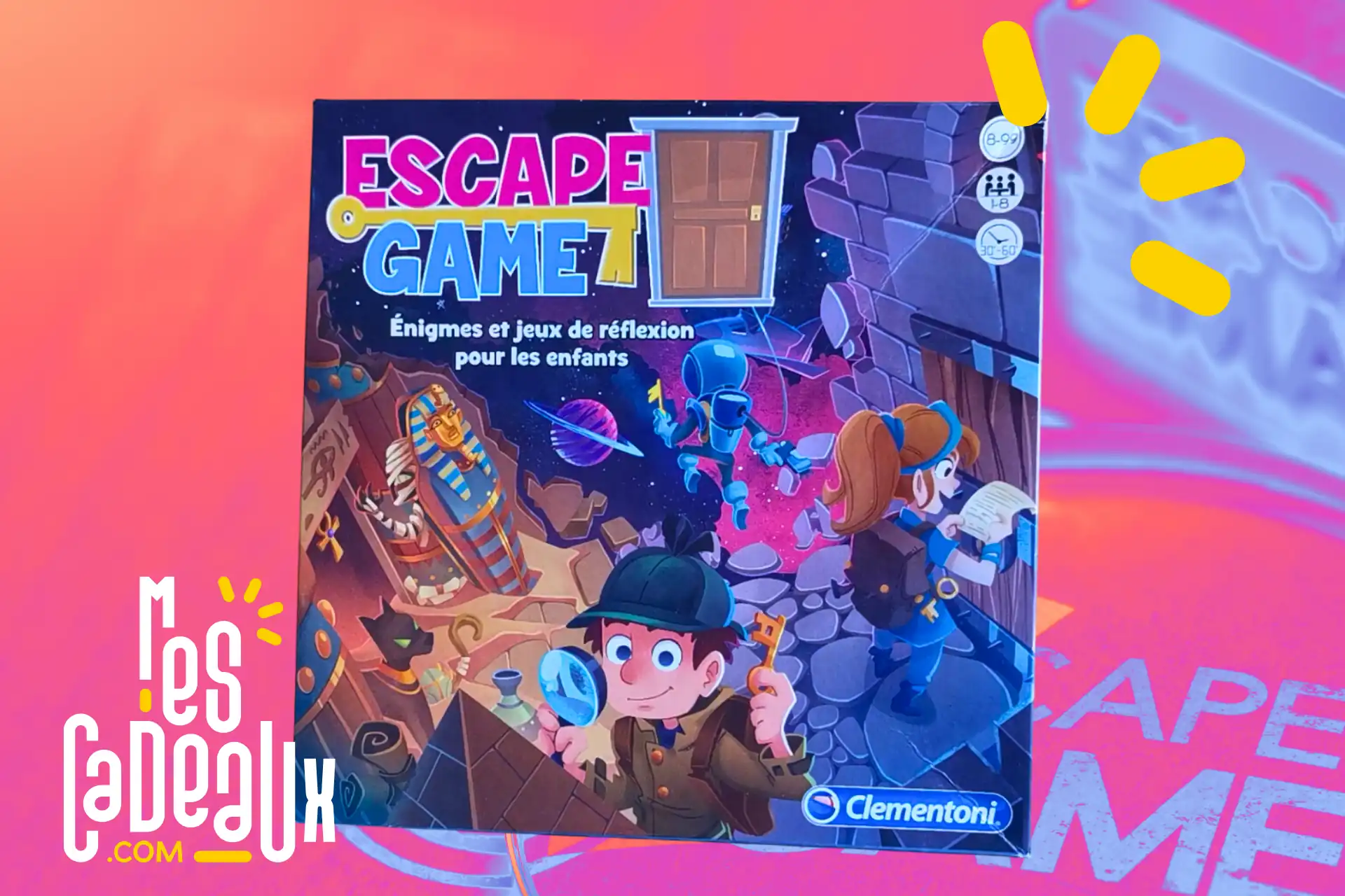 Découvrez notre test du jeu de société Clementoni Escape Game