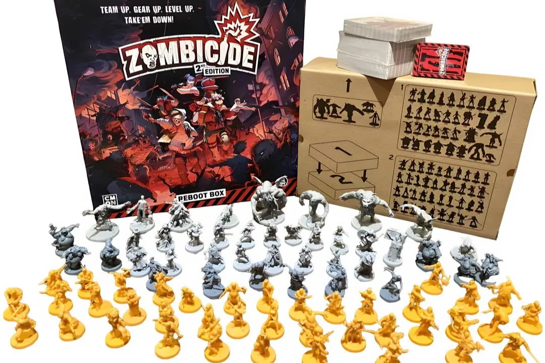 Exemple de contenu d'un jeu Zombicide