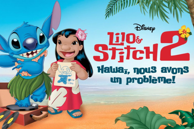 Affiche du dessin animé Disney : Lilo et Stitch 2