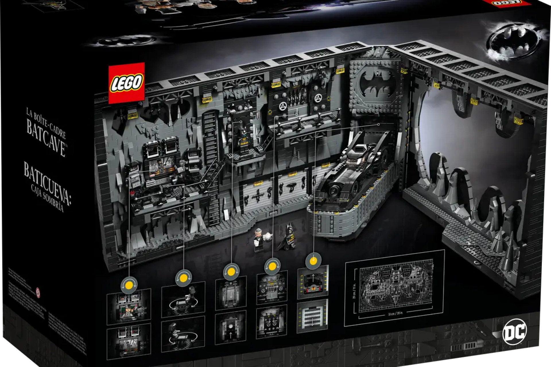 La batcave de Batman Returns en Lego
