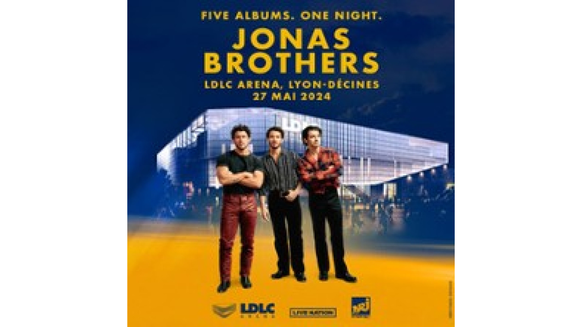 Concert Jonas Brothers à Decines Charpieu
