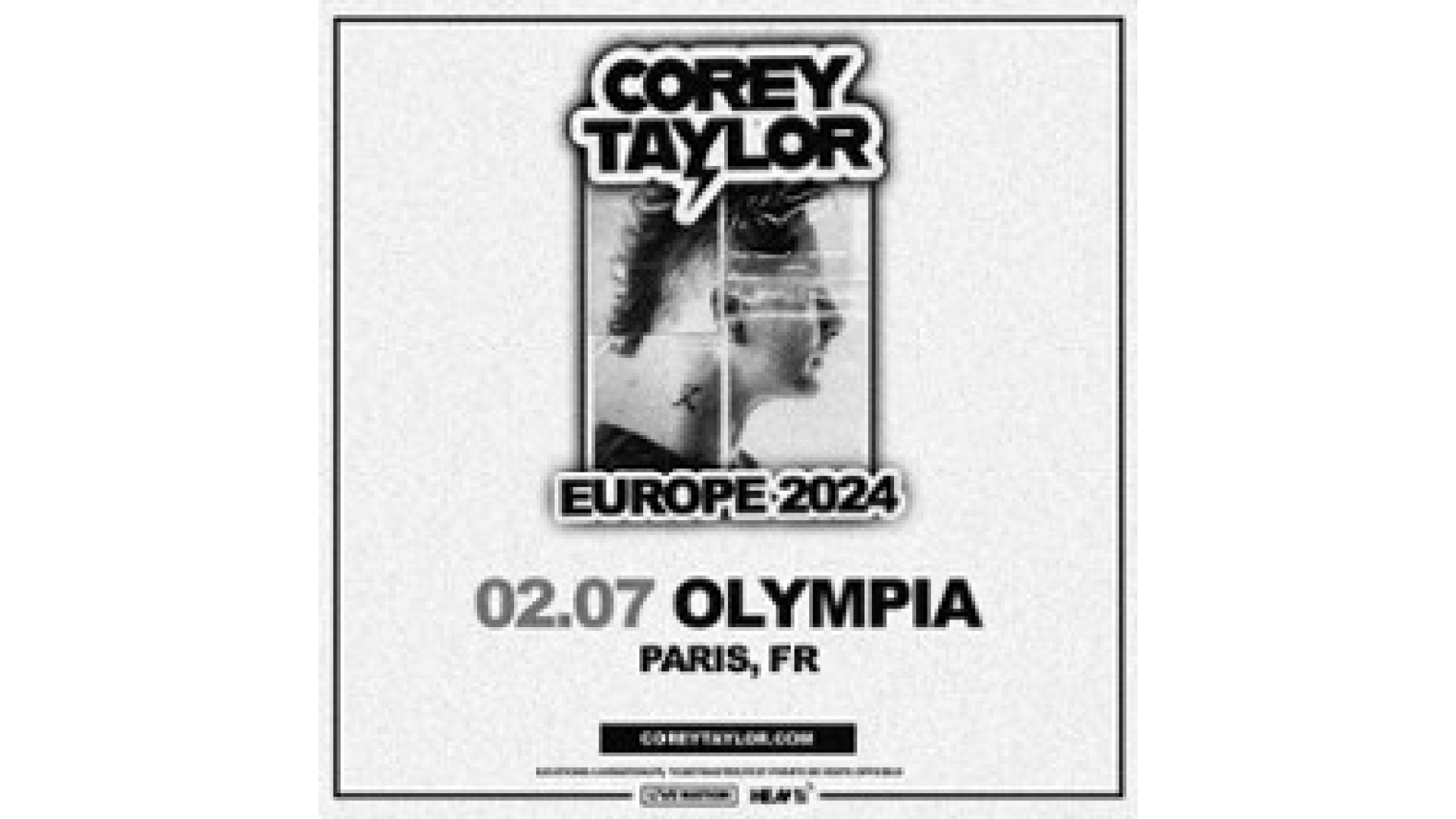 Concert Corey Taylor à Paris