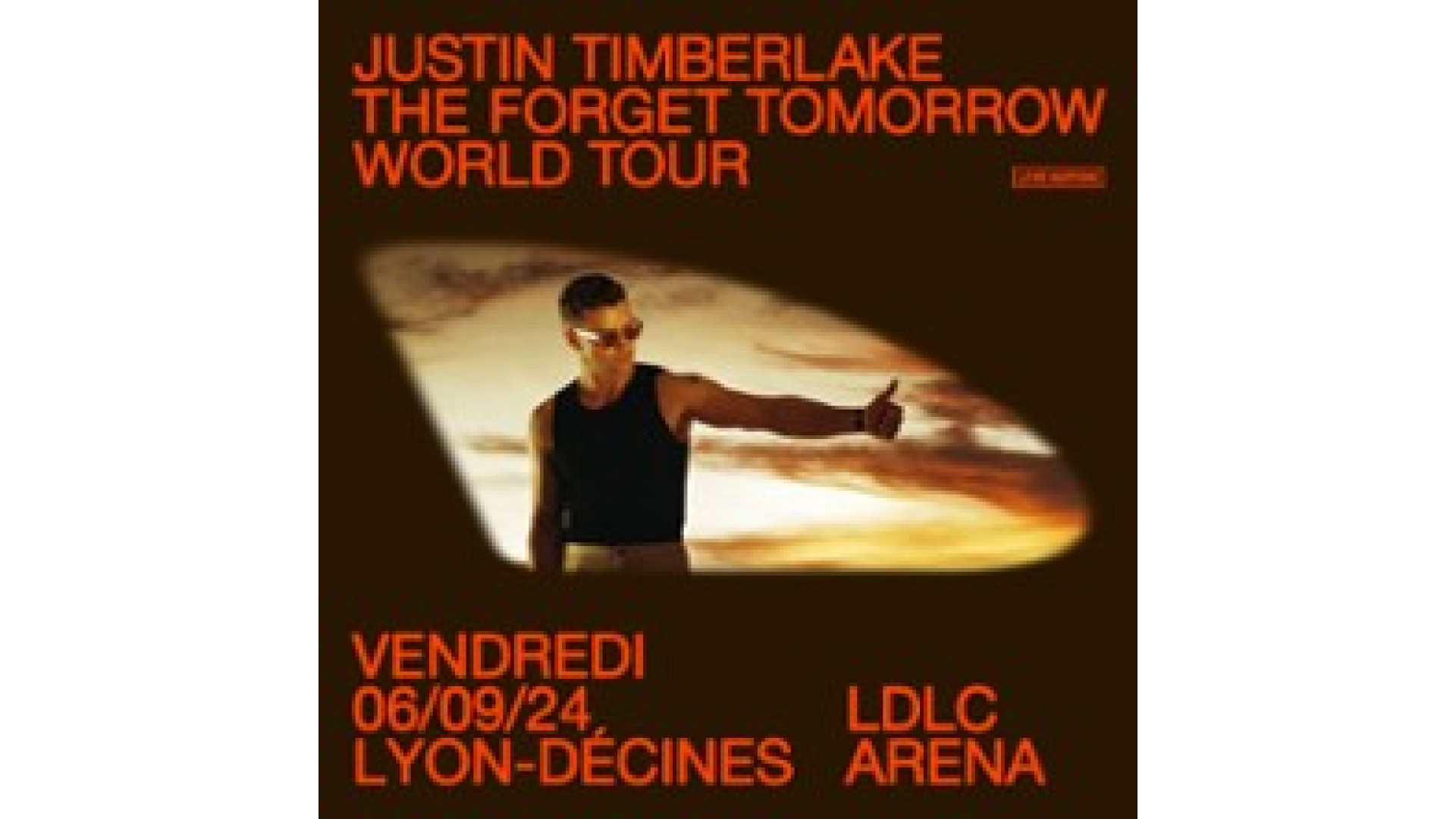 Concert Justin Timberlake à Decines Charpieu