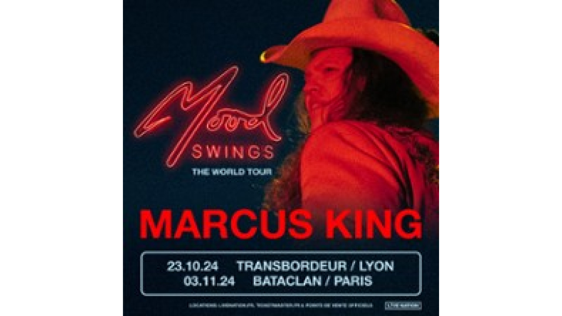 Concert Marcus King à Paris