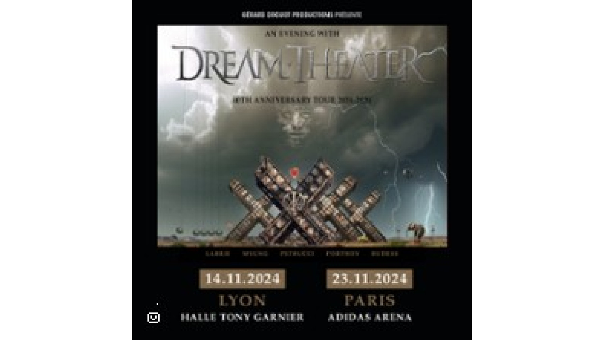 Concert Dream Theater à Esch Sur Alzette