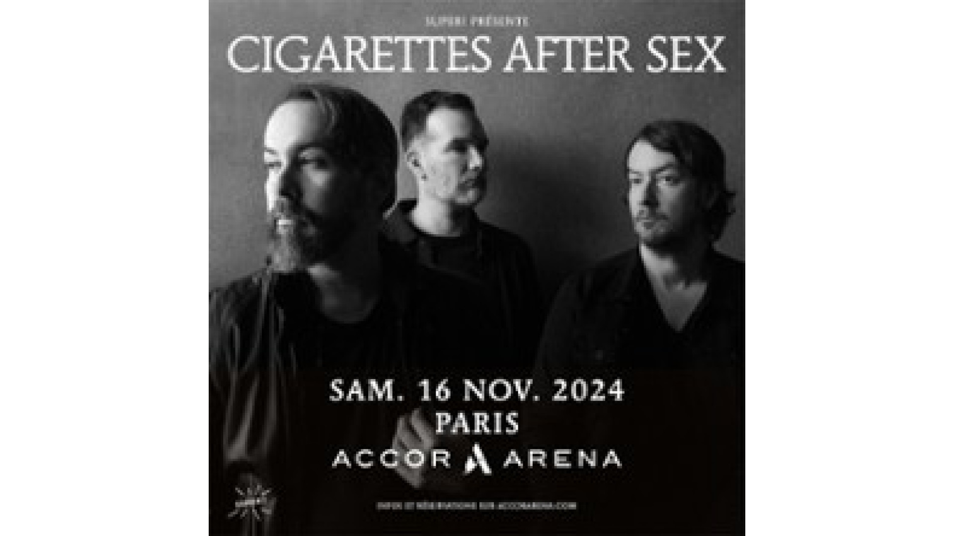 Concert Cigarettes After Sex à Paris