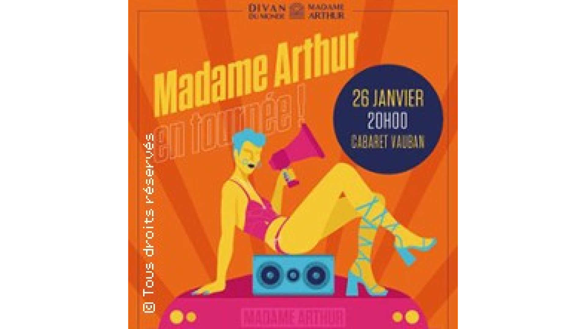 Concert Madame Arthur à Tours