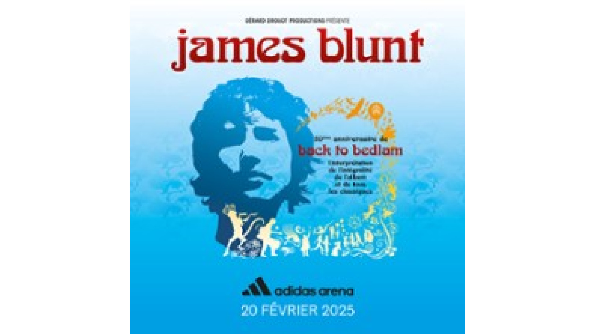 Concert James Blunt à Paris