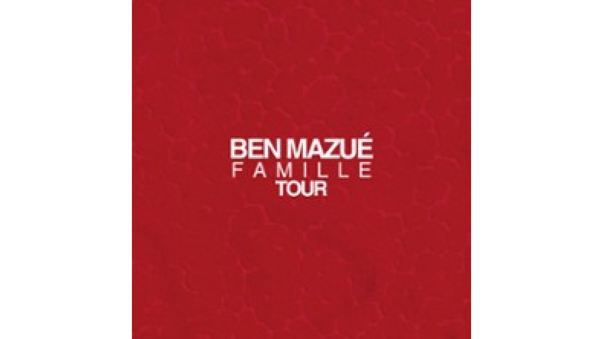Ben Mazué - Tournée Des Zénith 2026