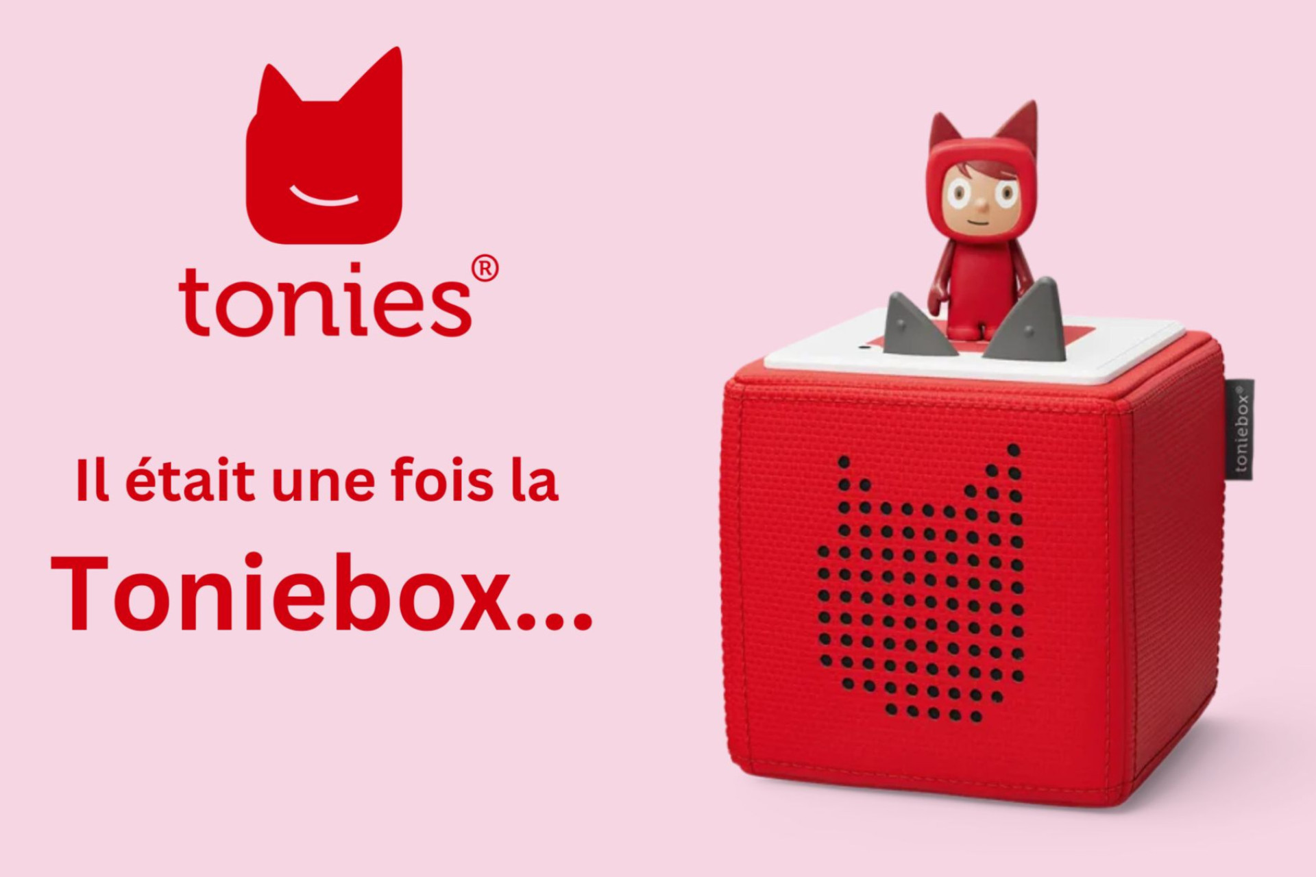 Tonies Toniebox - Boîte à musique - Collection de Chansons & Aventure +  Casque - Rouge