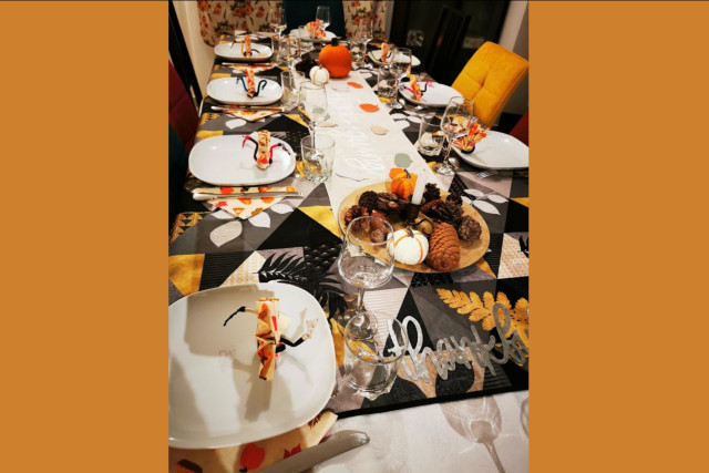 Décoration de table Thanksgiving