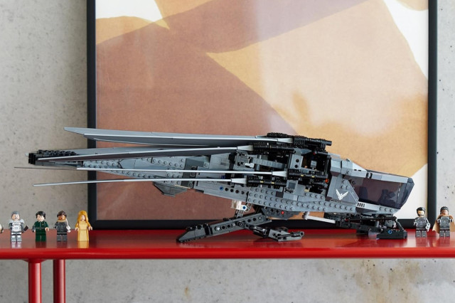 Le modèle Lego Dune 10327 une fois fini