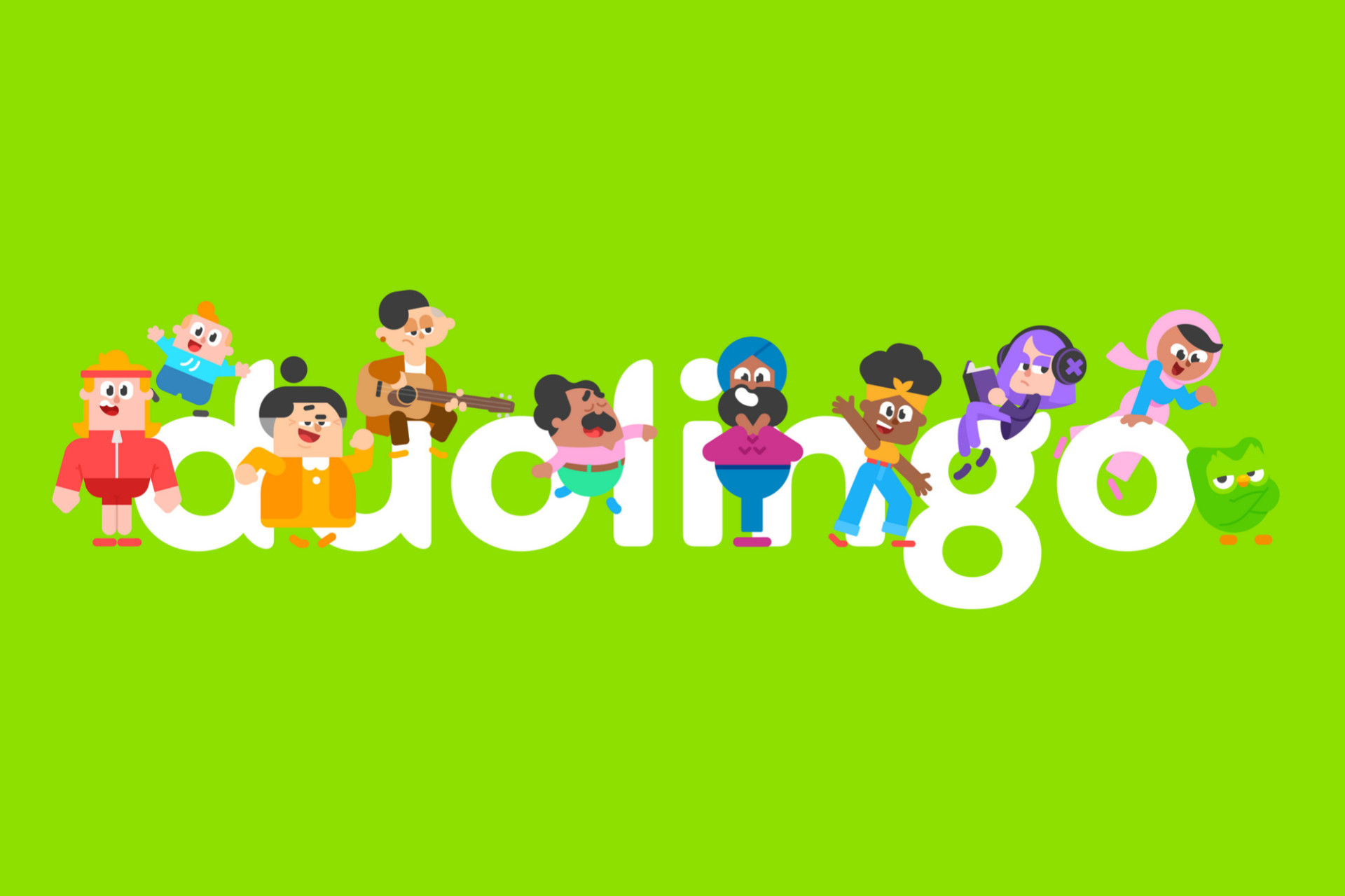 Les personnages de Duolinguo