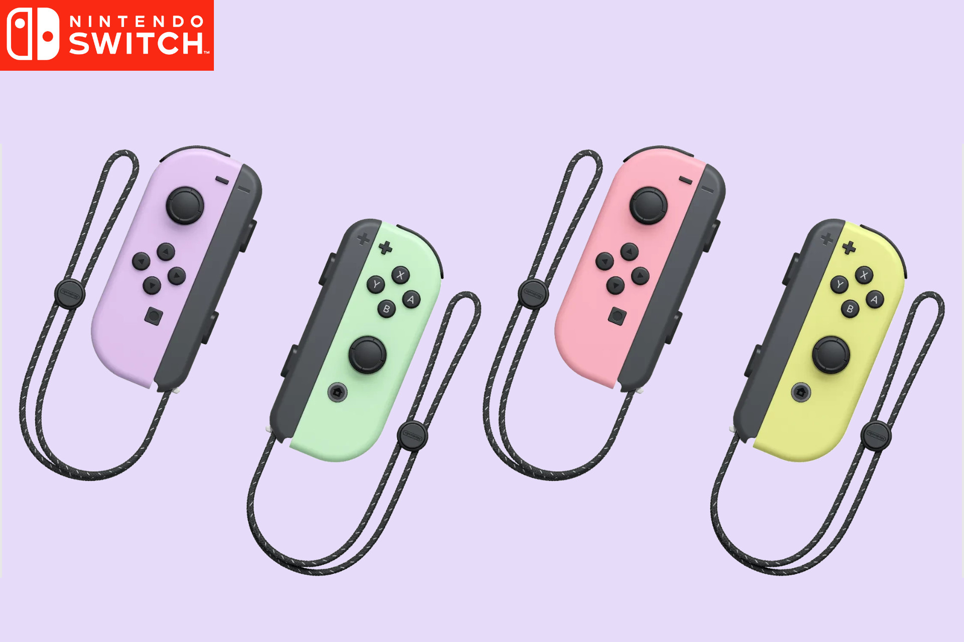 Les nouvelles couleurs 2023 des joy con Nintendo Switch