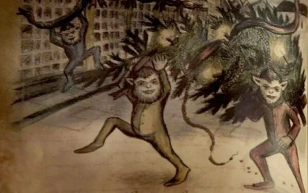 Les kallikantzari, gobelins grecs de Noël