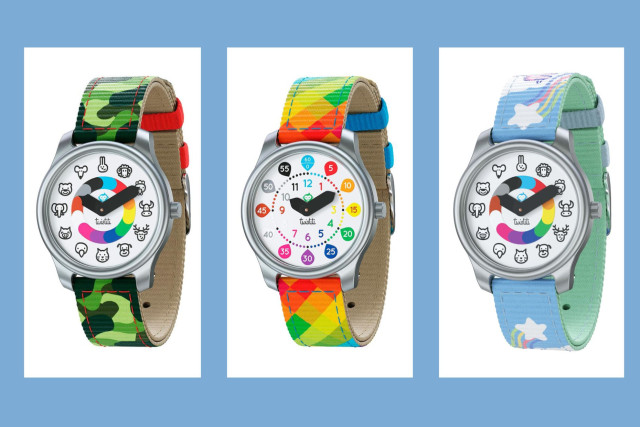 Trois montres de la marque Twistiti pour les enfants de 3 et de 6 ans