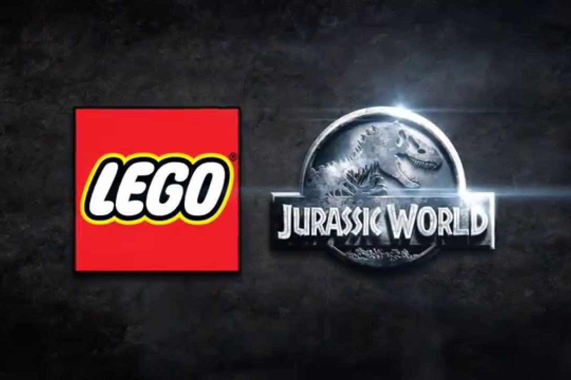Les deux logos Lego et Jurassic World