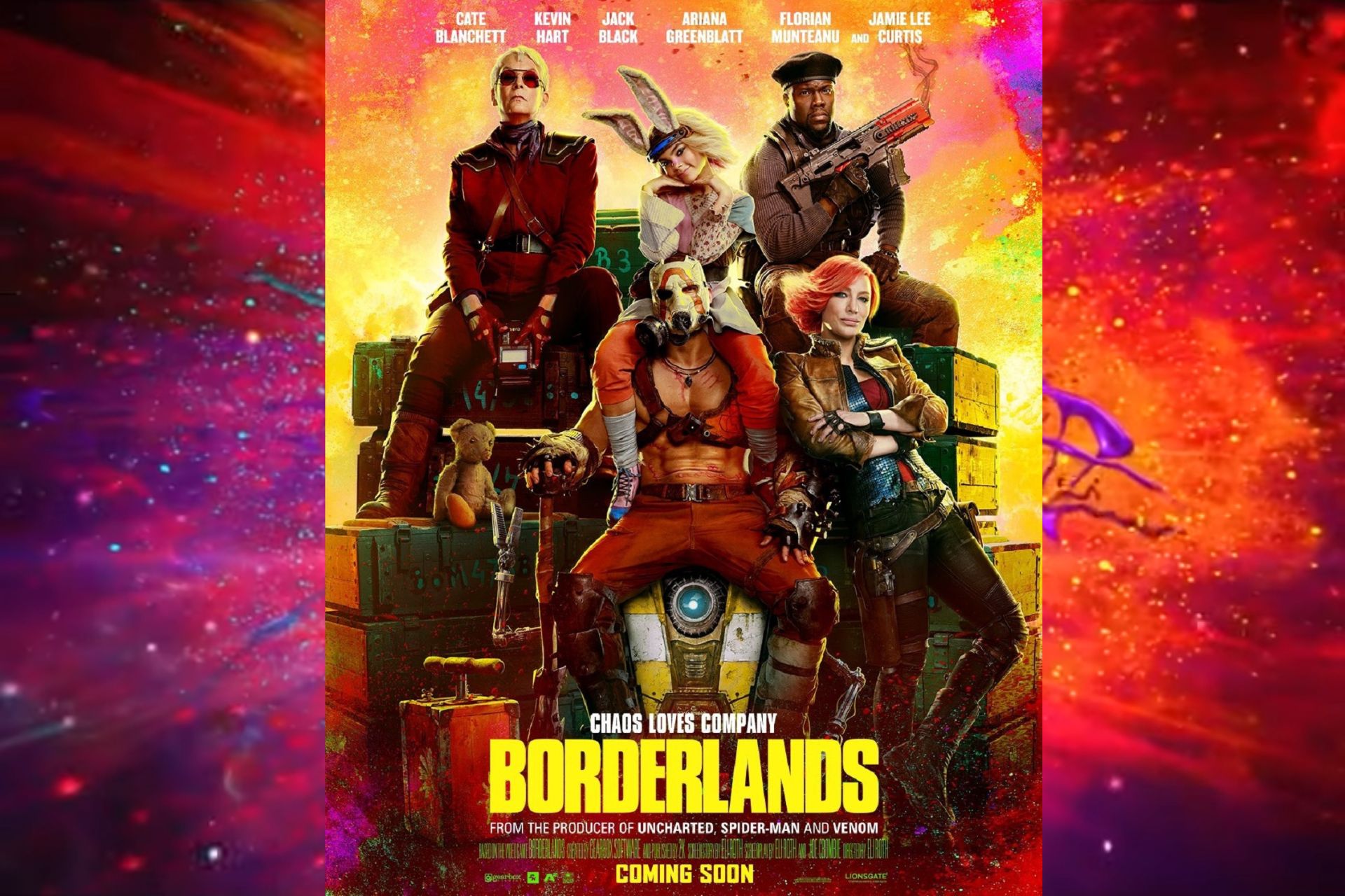L'affiche explosive du film Borderlands