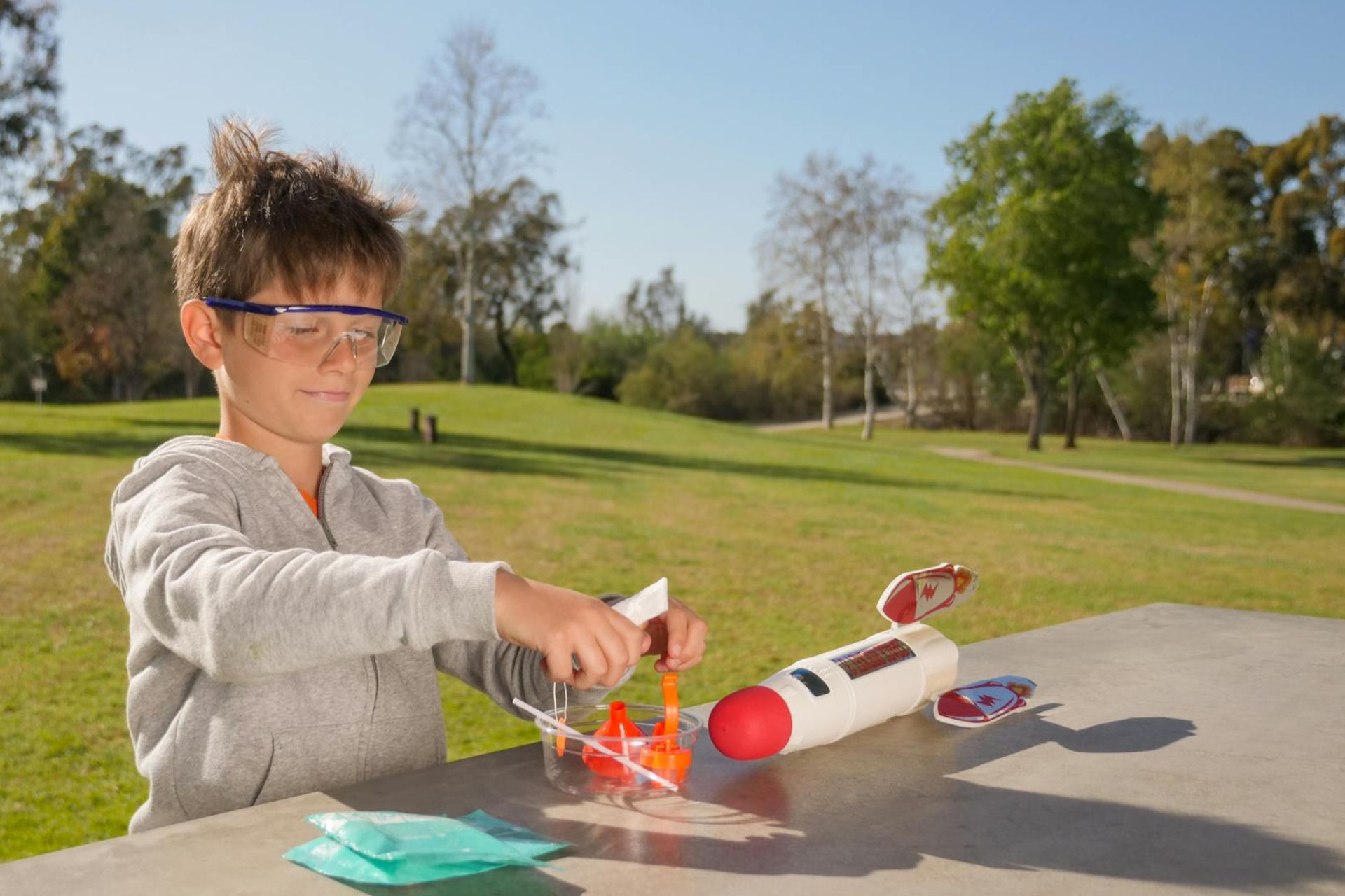 Kit scientifique sur le thème des fusées et de l'espace