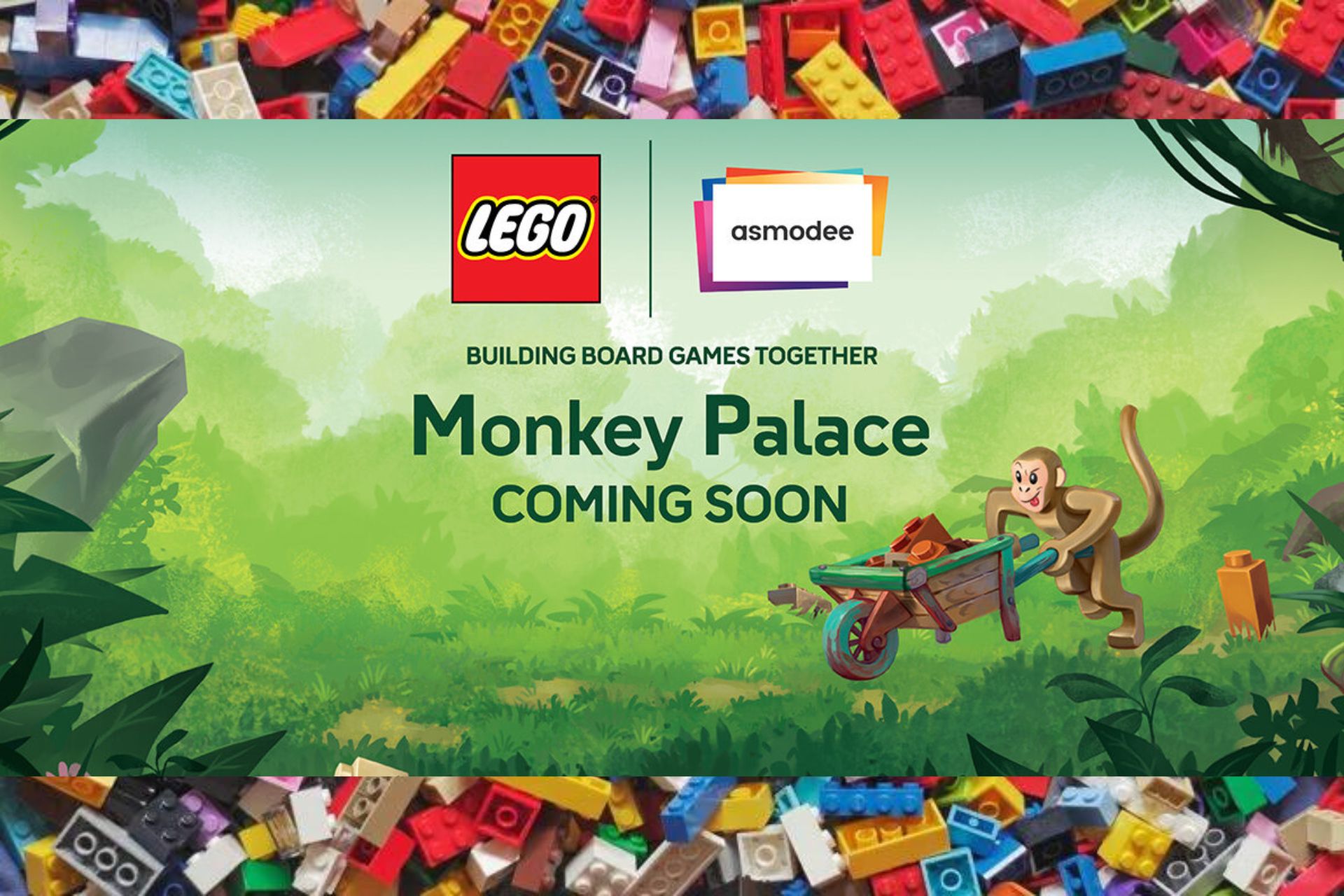 Collaboration entre Lego et Asmodee pour un nouveau jeu de société : Monkey Palace