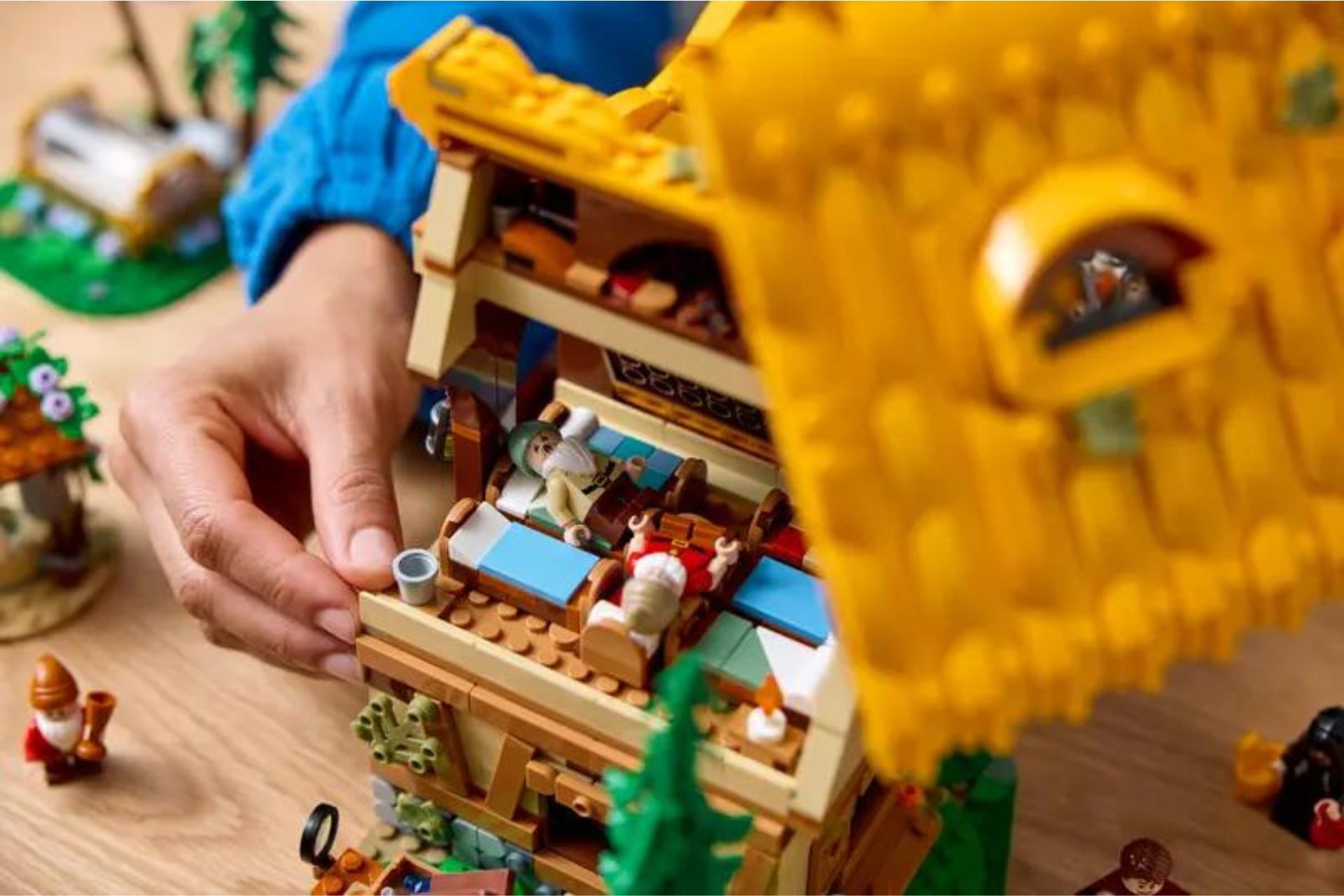 La chambre des nains en Lego