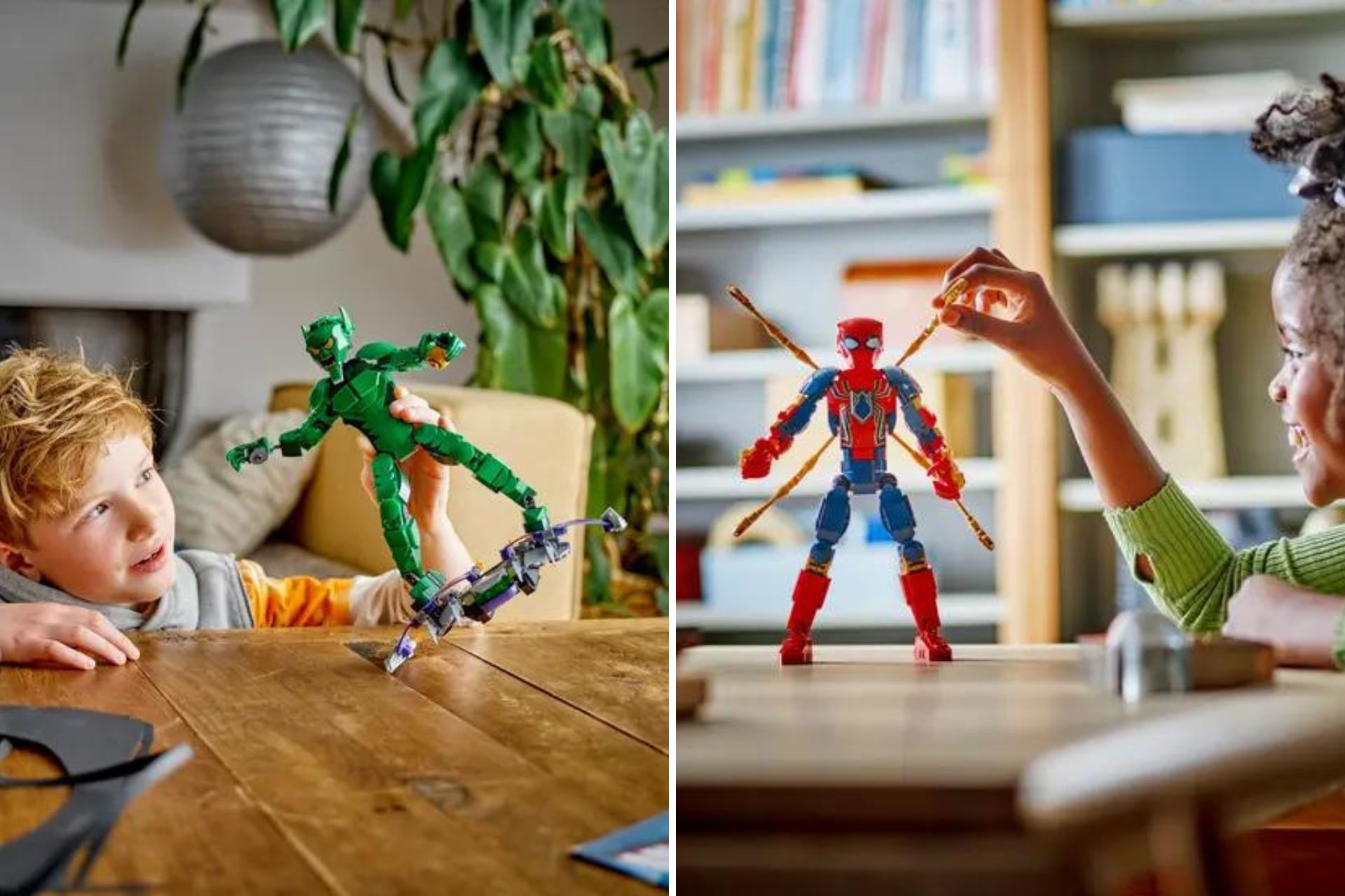 Lego Spider Man et Bouffon vert