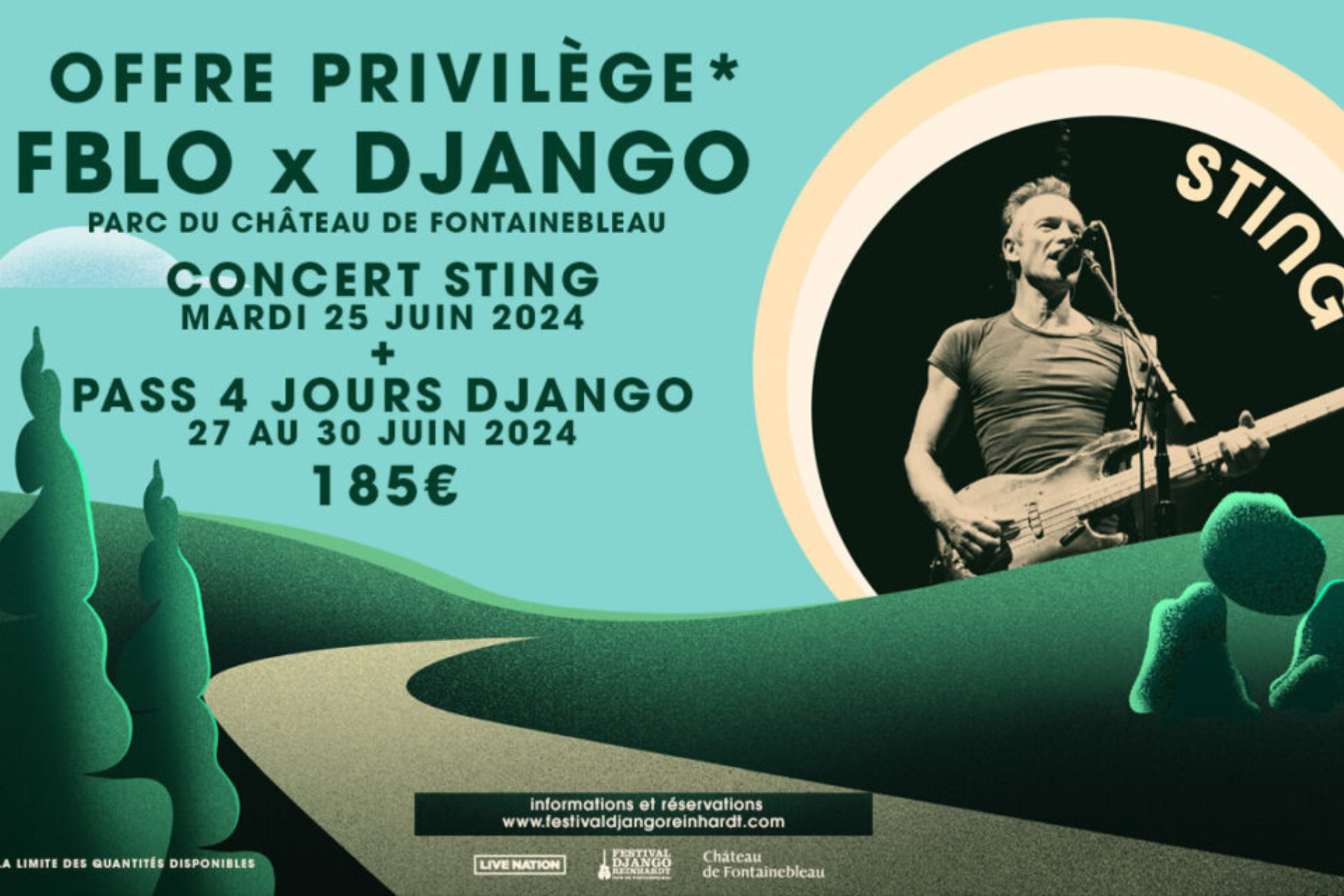 Sting en concert à FBLO Festival 2024
