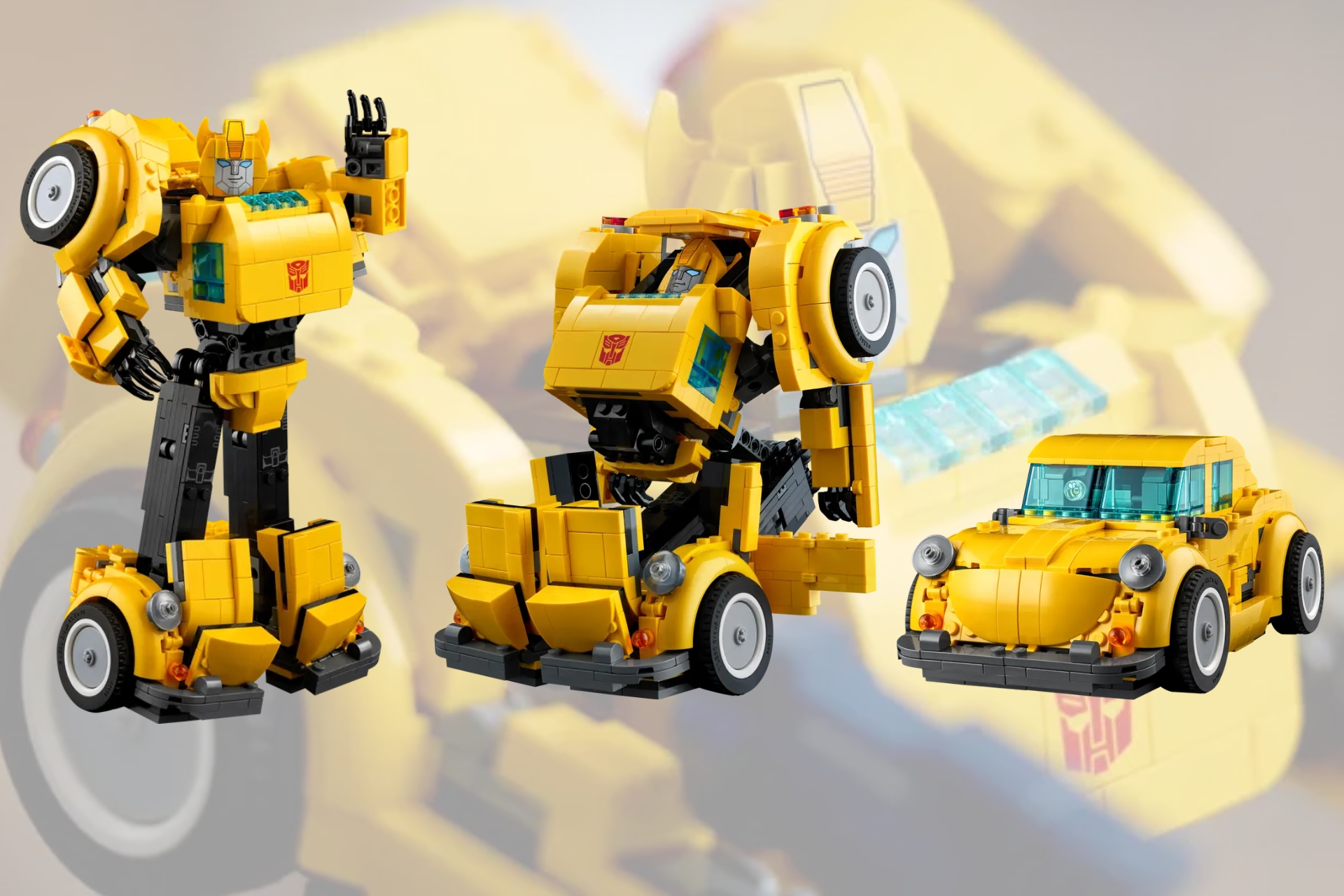 La transformation du robot en voiture Bumblebee