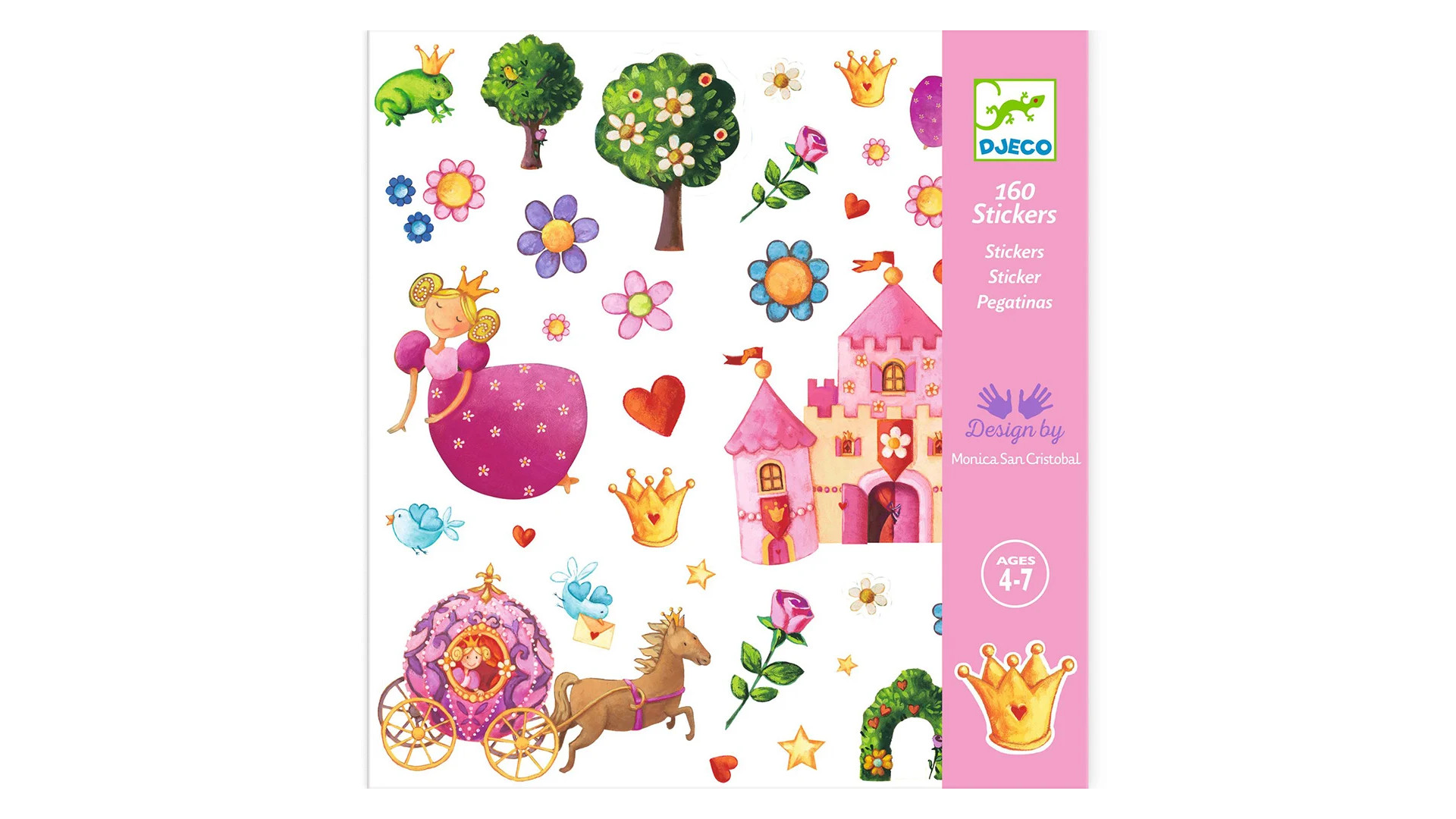 Acheter 160 Stickers Princesses - Djeco