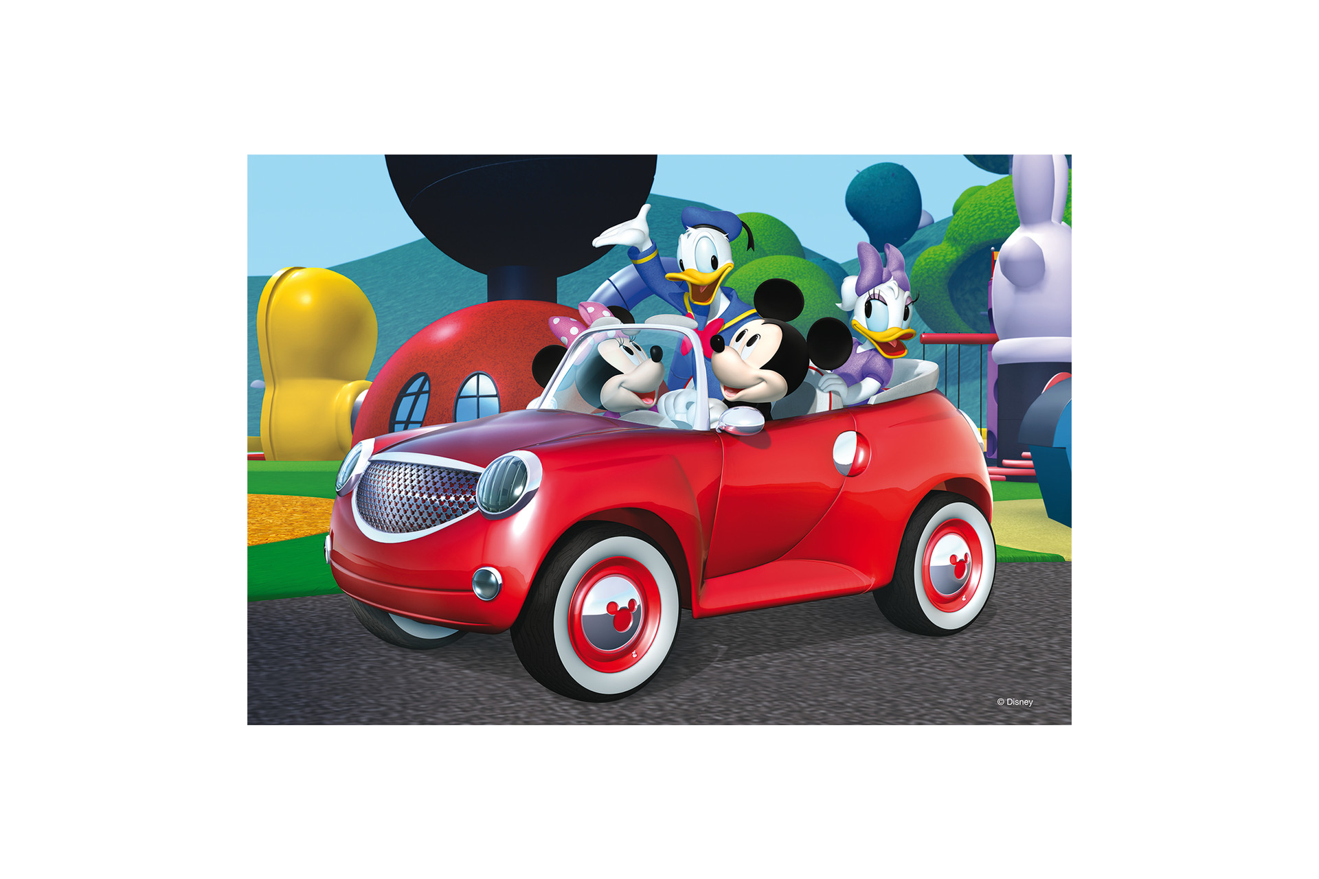 Acheter Puzzle Mickey, Minnie Et Leurs Amis- 2 X 12 Pièces