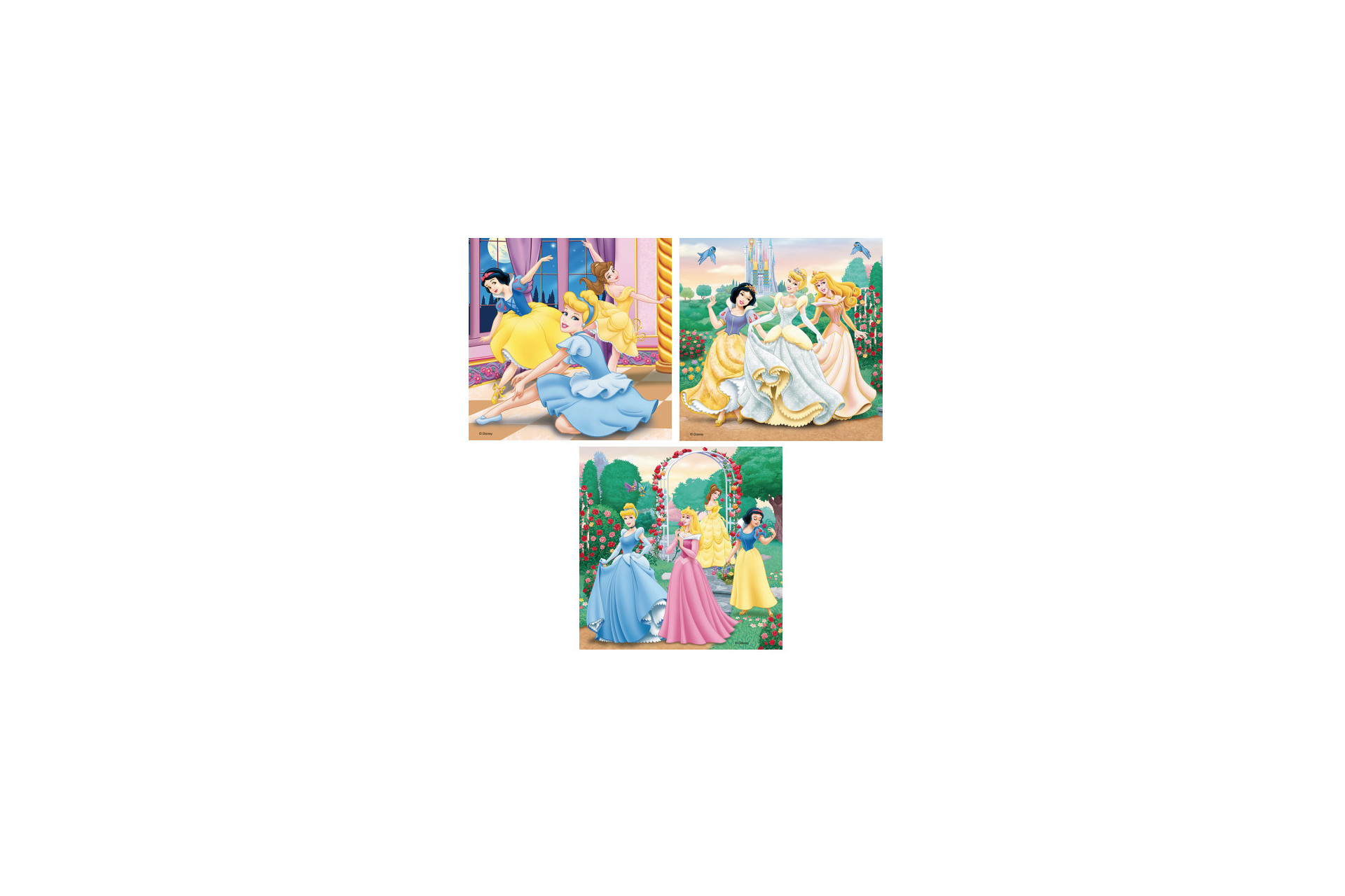 Acheter Puzzles Rêverie Avec Les Princesses Disney - 3 X 49 Pièces
