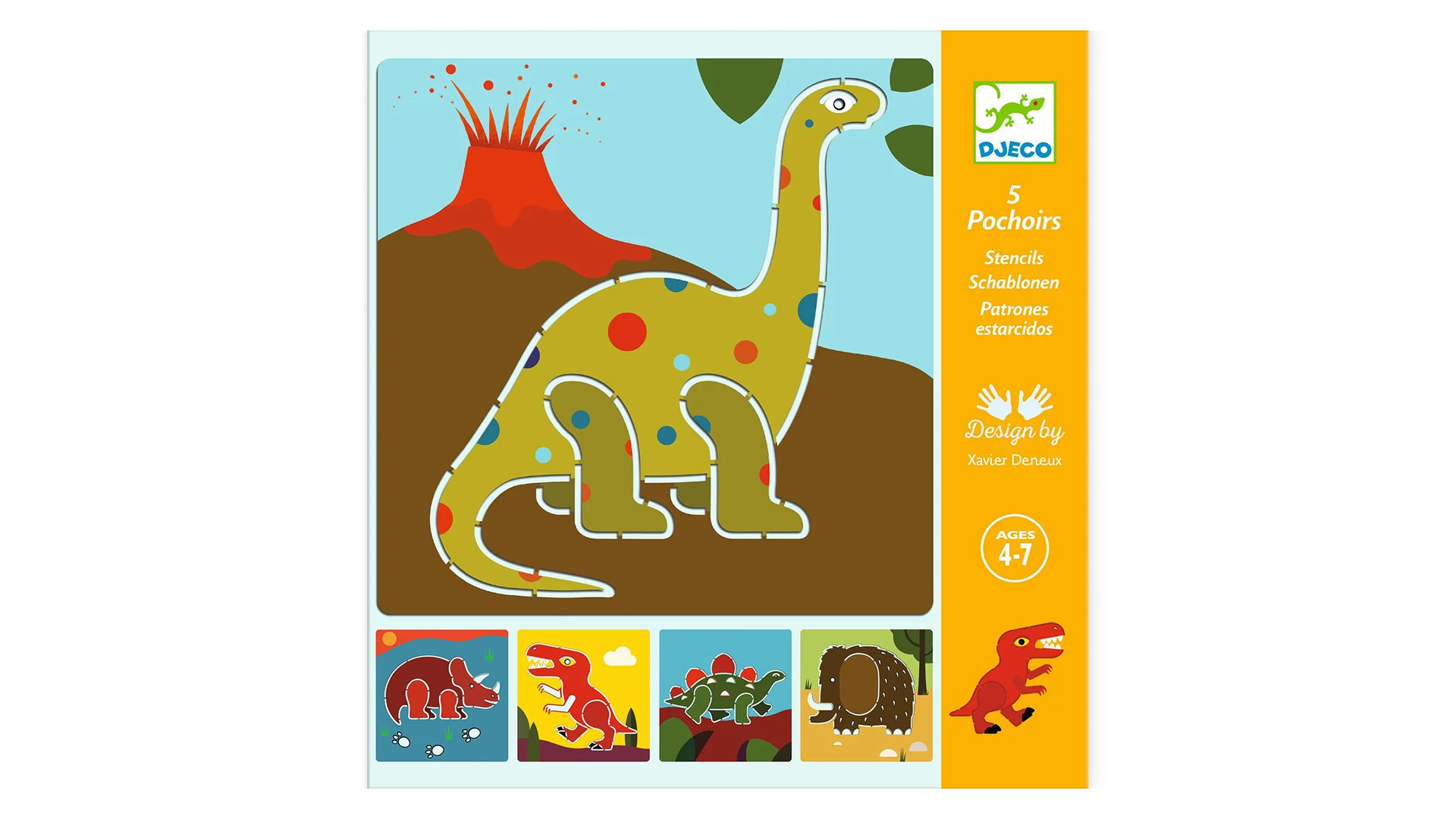 Acheter Dinosaures - Pochoirs - Djeco