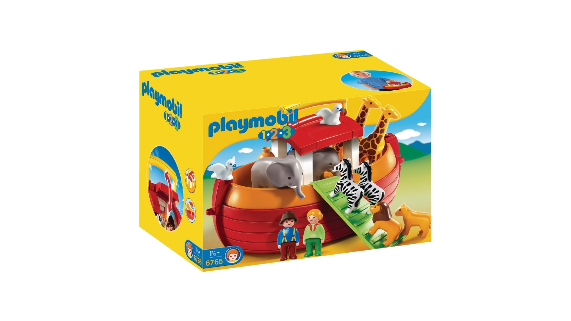 Acheter Playmobil® 1.2.3 - Arche De Noé Transportable - 6765 - Playmobil® 1.2.3