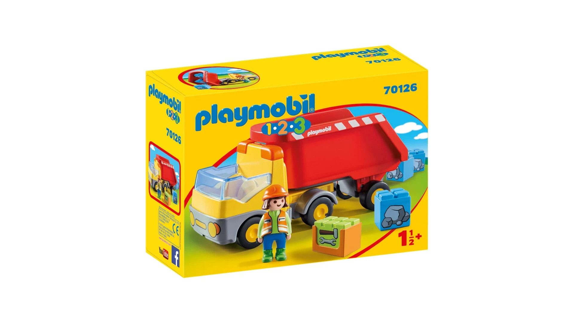 Acheter Playmobil® 1.2.3 - Camion Benne - 70126 - Playmobil® 1.2.3