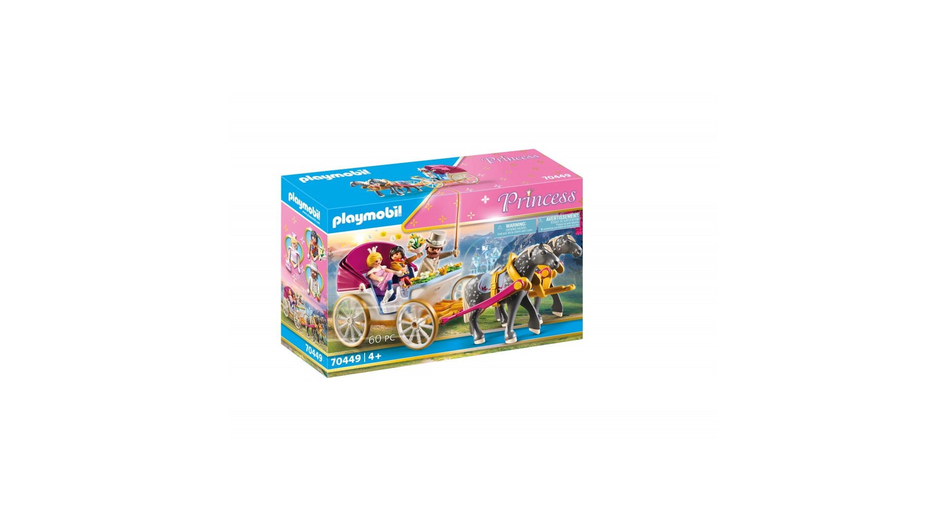 Acheter Playmobil® - Calèche Et Couple Royal - 70449 - Playmobil® Princess