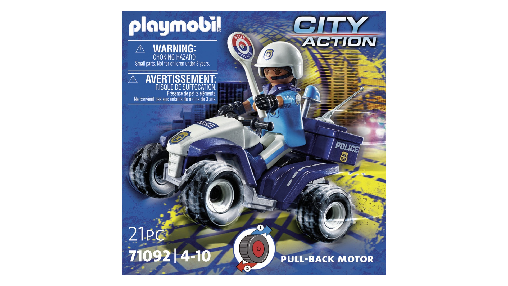 Acheter Playmobil® - Policier Et Quad - 71092 - Playmobil® City Action