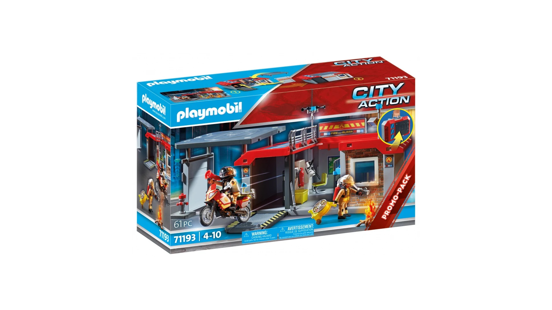 Acheter Caserne Pompiers Transportable - Playmobil® - 71193