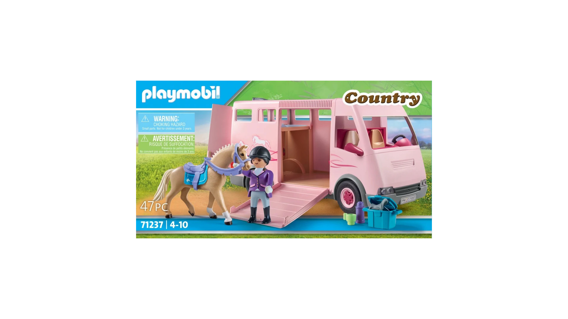 Acheter Playmobil® - Van Avec Cheval - 71237 - Playmobil® Country