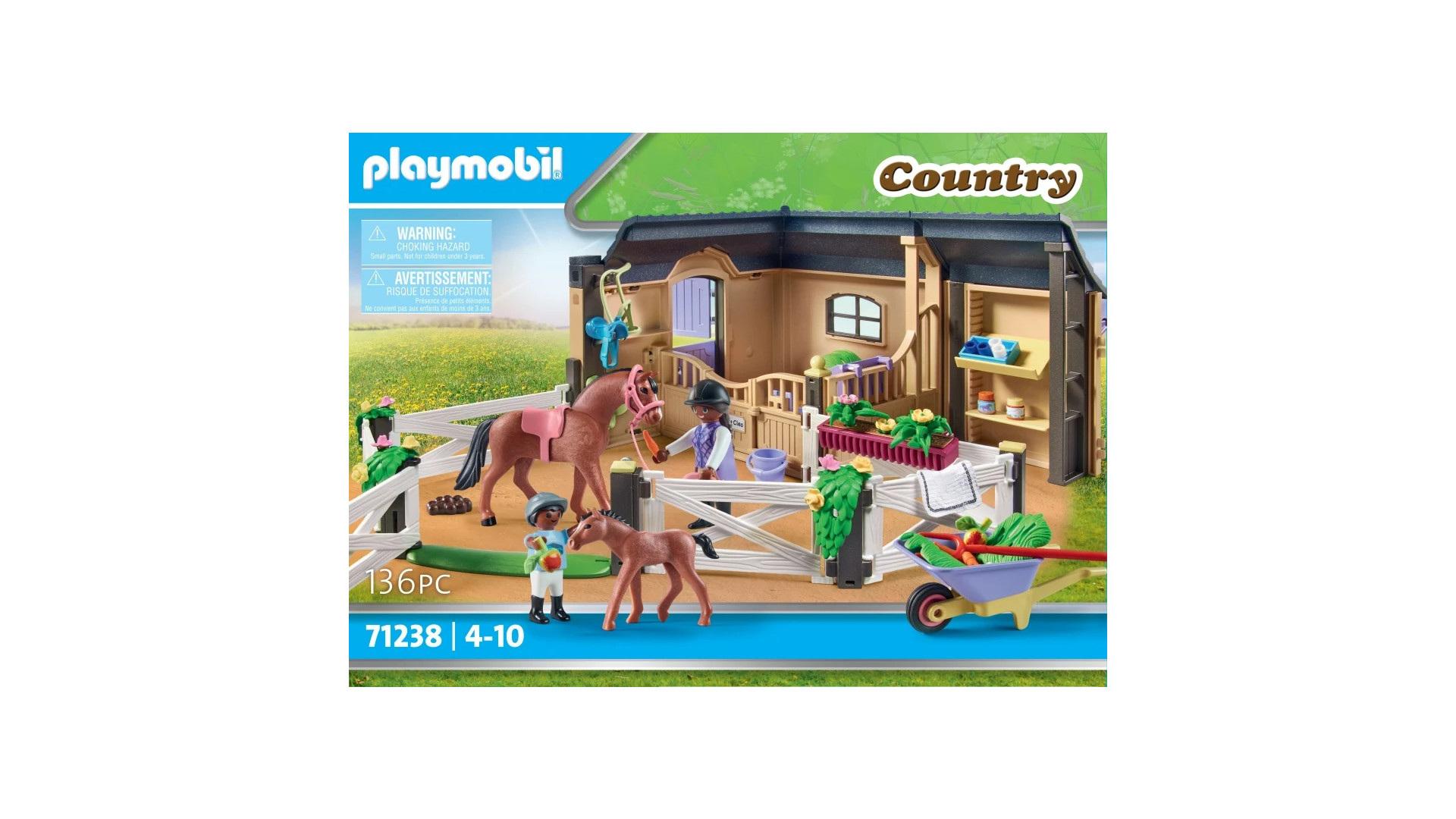 Acheter Playmobil® - Etable Et Carrière Pour Chevaux - 71238 - Playmobil® Country