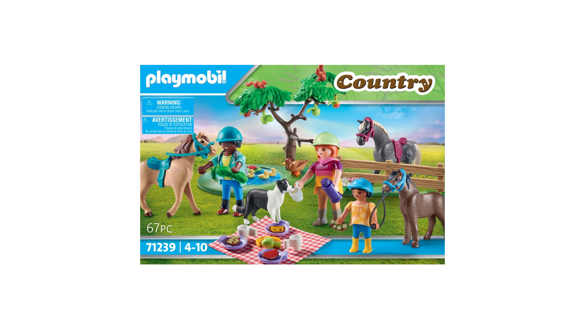 Acheter Playmobil® - Cavaliers, Chevaux Et Pique-nique - 71239 - Playmobil® Country