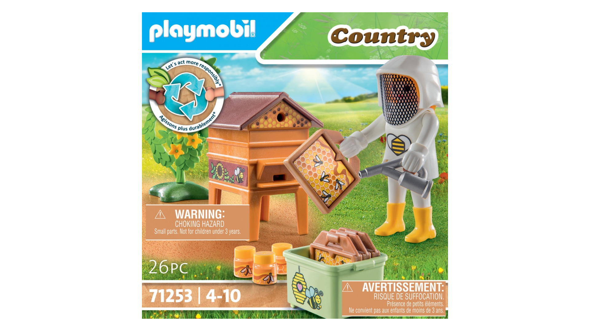 Acheter Playmobil® - Apicultrice Avec Ruche - 71253 - Playmobil® Country
