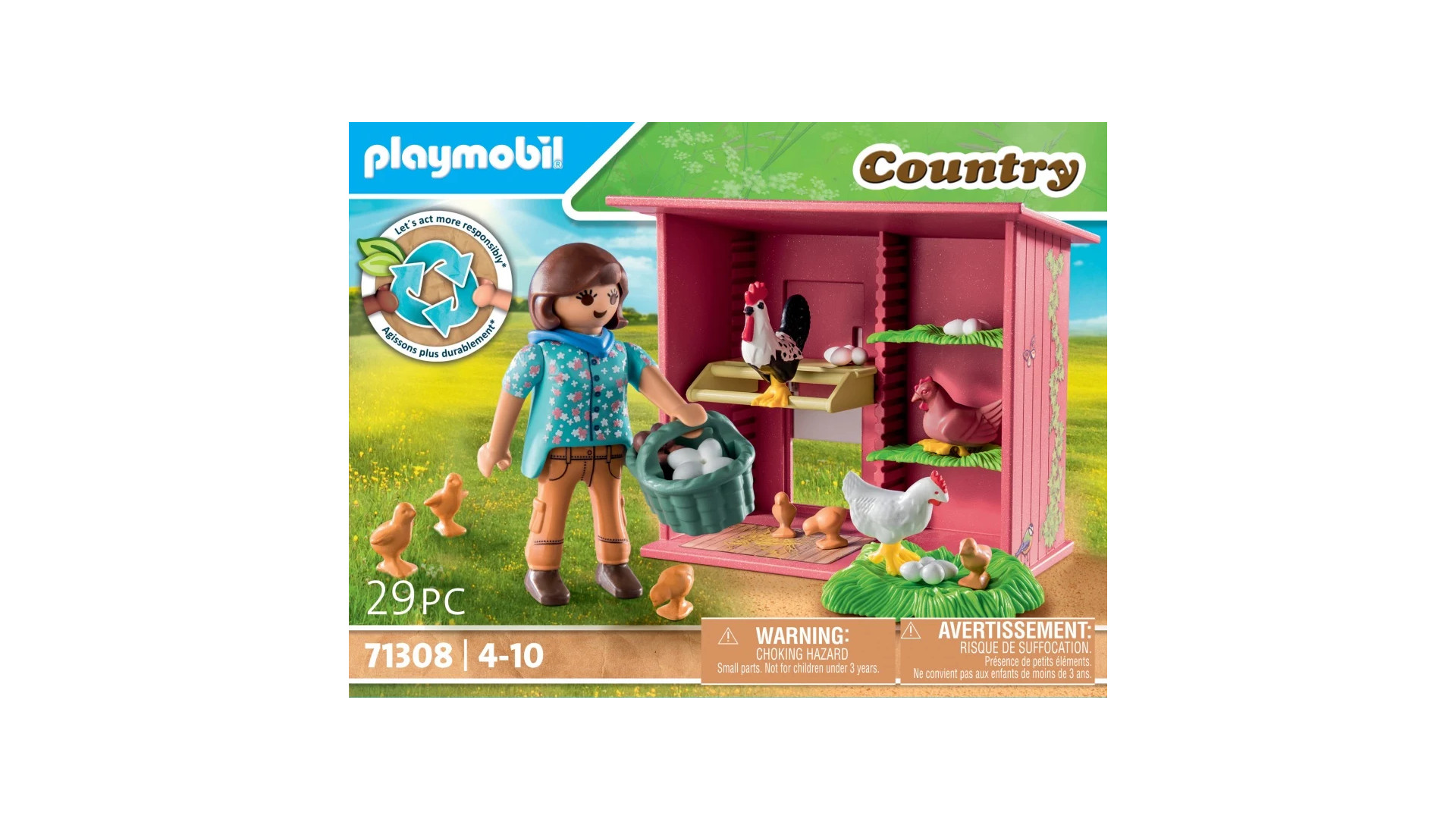 Acheter Playmobil® - Agricultrice Et Poulailler - 71308 - Playmobil® Country