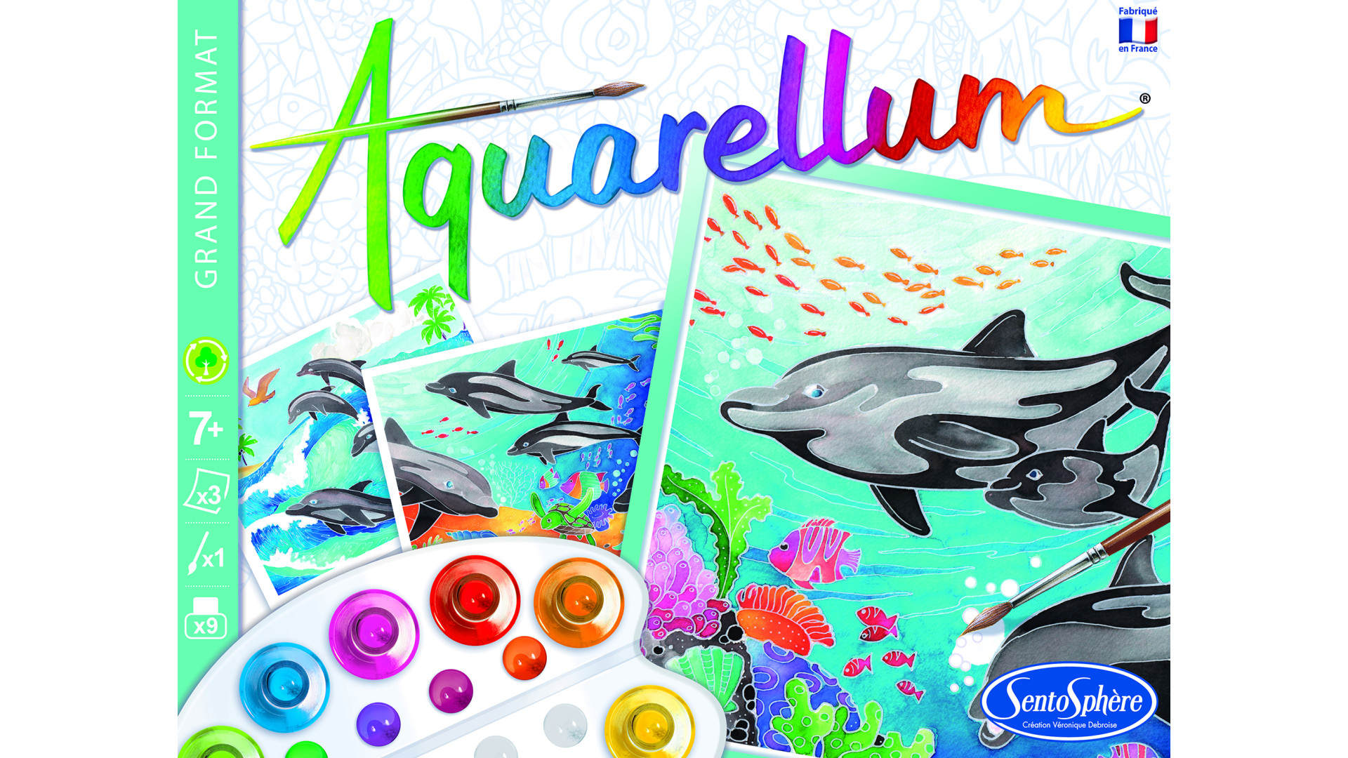 Acheter Aquarellum "dauphins"